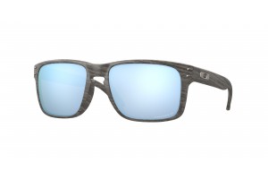 OAKLEY OO9102 9102J9 HOLBROOK Woodgrain Prizm Deep Water Polarized sportszemüveg