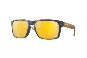 OAKLEY OO9102 9102W4 HOLBROOK Matte Carbon Prizm 24K Polarized sportszemüveg