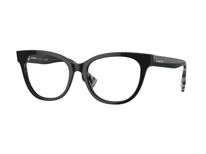 BURBERRY BE2375 EVELYN – fekete, demo lencse
