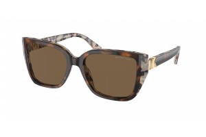 MICHAEL KORS MK2199 395173 ACADIA Bi Layer Dark/Cream Tortoise Brown Solid napszemüveg