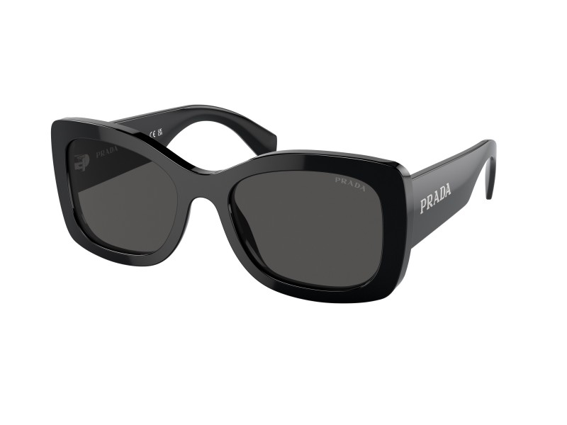 PRADA PR A08S 1AB5S0 Black Dark Grey napszemüveg
