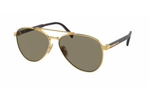 PRADA PR A58S 5AK90F Gold Light Brown napszemüveg
