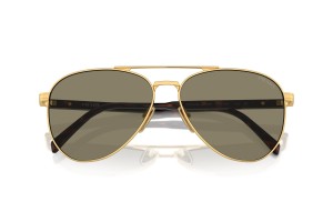 PRADA PR A58S 5AK90F Gold Light Brown napszemüveg