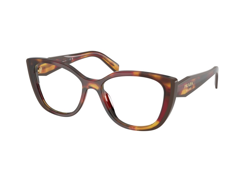 PRADA PR B04V Poppy Tortoise szemüveg - demo lencse