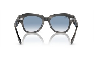 RAY-BAN RB2186 STATE STREET – szürke/átlátszó kék