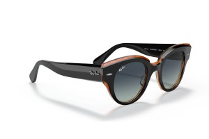 RAY-BAN RB2192 Roundabout - fekete/barna, szürke/kék gradient