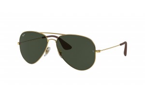 RAY-BAN RB3558 001/71 Arista Gold - sötétzöld