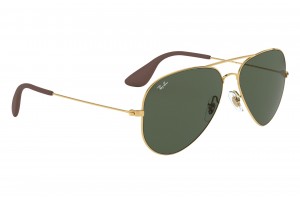 RAY-BAN RB3558 001/71 Arista Gold - sötétzöld