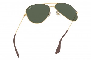 RAY-BAN RB3558 001/71 Arista Gold - sötétzöld