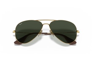 RAY-BAN RB3558 001/71 Arista Gold - sötétzöld