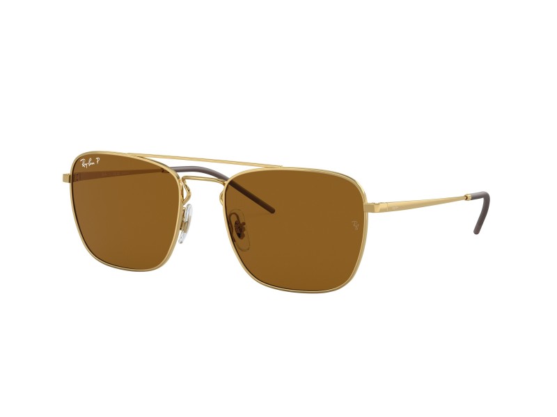 RAY-BAN RB3588 Arista Gold - sötétbarna polarizált