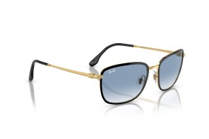 Ray-Ban RB3705 Black On Gold Blue napszemüveg