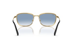 Ray-Ban RB3705 Black On Gold Blue napszemüveg