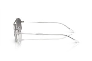 RAY-BAN RB3719 003/M3 Silver Light Grey polarizált