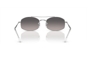 RAY-BAN RB3719 003/M3 Silver Light Grey polarizált