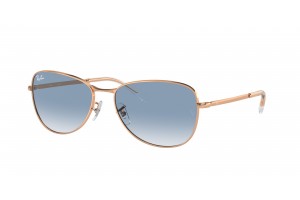 Ray-Ban RB3733 Rose Gold Clear & Blue napszemüveg