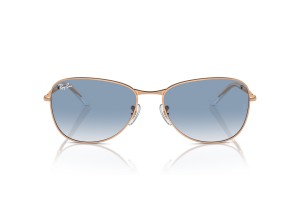 Ray-Ban RB3733 Rose Gold Clear & Blue napszemüveg
