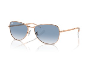 Ray-Ban RB3733 Rose Gold Clear & Blue napszemüveg