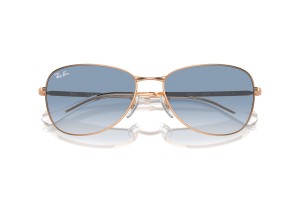 Ray-Ban RB3733 Rose Gold Clear & Blue napszemüveg