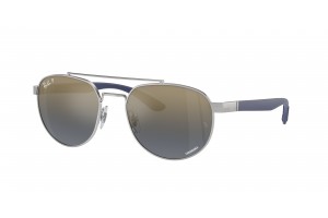RAY-BAN RB3736CH 003/J0 Silver Blue Polarized+ napszemüveg