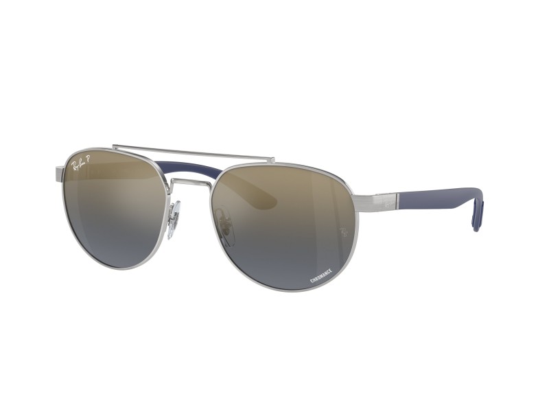 Ray-Ban RB3736CH Silver Blue polarizált napszemüveg