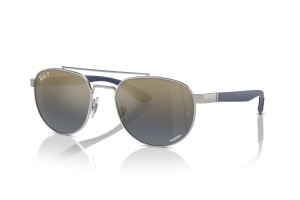 Ray-Ban RB3736CH Silver Blue polarizált napszemüveg