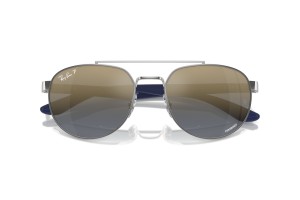 Ray-Ban RB3736CH Silver Blue polarizált napszemüveg