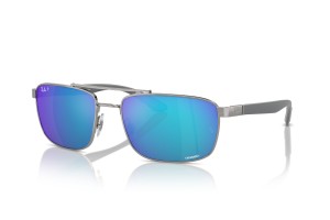 Ray-Ban RB3737CH 004/A1 gunmetal zöld-kék polarizált
