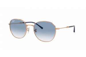 RAY-BAN RB3809 92623F — Rose Gold, világoskék lencse