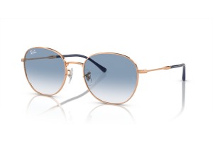 RAY-BAN RB3809 92623F — Rose Gold, világoskék lencse