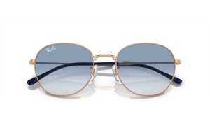 RAY-BAN RB3809 92623F — Rose Gold, világoskék lencse