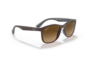 RAY-BAN RB4374 6600M2 barna-szürke polarizált napszemüveg