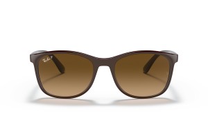RAY-BAN RB4374 6600M2 barna-szürke polarizált napszemüveg