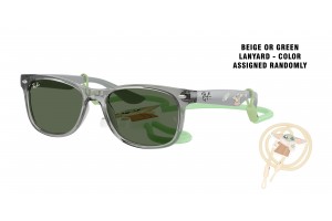 Ray-Ban RJ9052S 722871 JUNIOR NEW WAYFARER Transparent Grey Dark Green napszemüveg