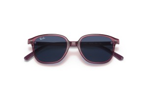 Ray-Ban RJ9093S 711280 Junior – átlátszó rózsaszín keret, sötétkék lencse