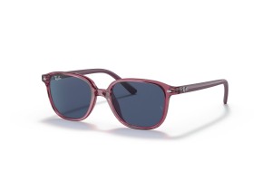 Ray-Ban RJ9093S 711280 Junior – átlátszó rózsaszín keret, sötétkék lencse