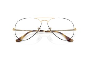 Ray-Ban RX6489 Aviator Havana - demo lencse