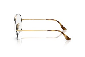 Ray-Ban RX6489 Aviator Havana - demo lencse