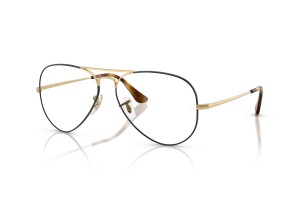 Ray-Ban RX6489 Aviator Havana - demo lencse