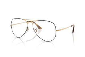 Ray-Ban RX6489 Aviator Havana - demo lencse