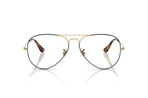 Ray-Ban RX6489 Aviator Havana - demo lencse