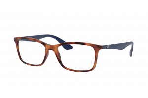 Ray-Ban RX7047 5574 Light Havana szemüveg (DEMO)