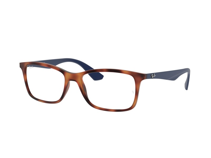 Ray-Ban RX7047 5574 Light Havana szemüveg (DEMO)