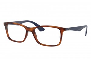 Ray-Ban RX7047 5574 Light Havana szemüveg (DEMO)