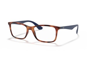 Ray-Ban RX7047 5574 Light Havana szemüveg (DEMO)