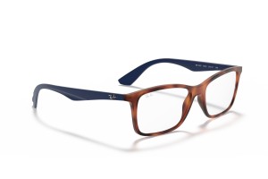 Ray-Ban RX7047 5574 Light Havana szemüveg (DEMO)
