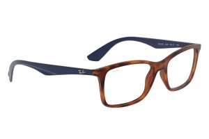 Ray-Ban RX7047 5574 Light Havana szemüveg (DEMO)