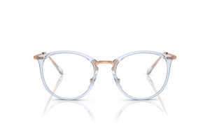 Ray-Ban RX7140 8336 áttetsző világoskék