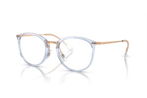 Ray-Ban RX7140 8336 áttetsző világoskék