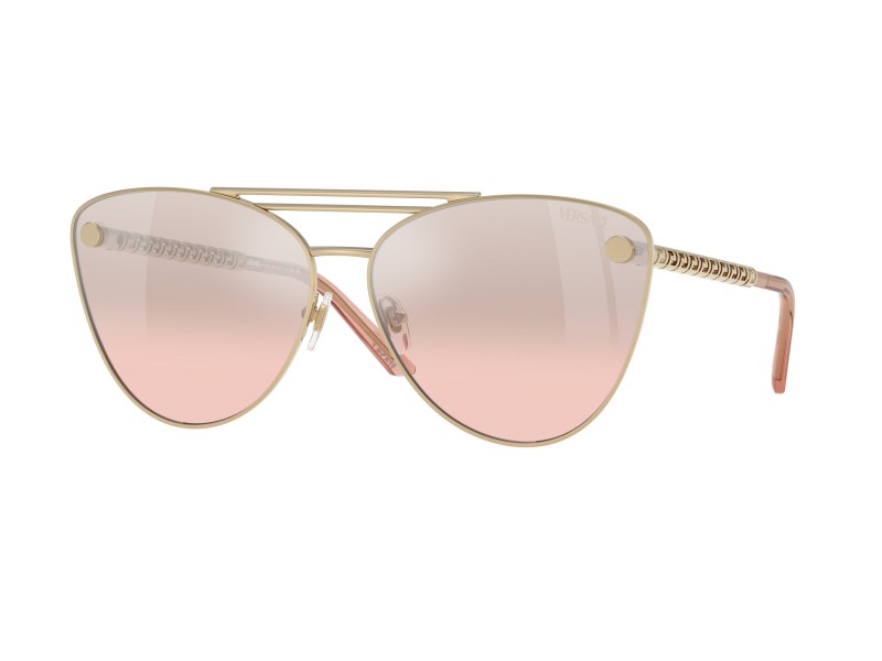 VERSACE VE2267 Pale Gold Light Pink Mirror